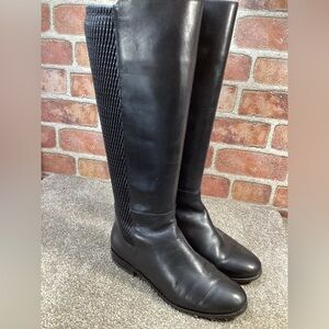 Cole Haan Rockland Womens black knee High Tall riding boots size 7